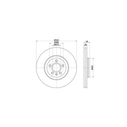 Lot de 2 Disque (x1) TEXTAR 92287405