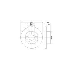 Lot de 2 Disque (x1) TEXTAR 93104800