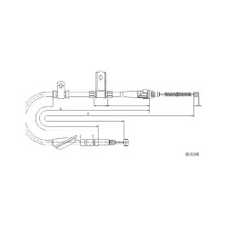 Cable de freins Cabor 10.5160