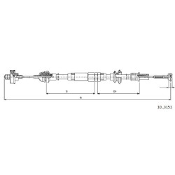 Cable divers Cabor 10.3151