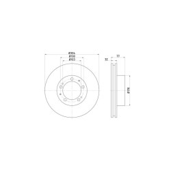 Lot de 2 Disque (x1) TEXTAR 92039800