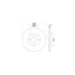 Lot de 2 Disque (x1) TEXTAR 92159003