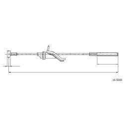 Cable de freins Cabor 10.5363