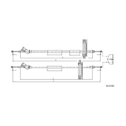 Cable de freins Cabor 10.5361