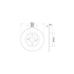 Lot de 2 Disque (x1) TEXTAR 92181303