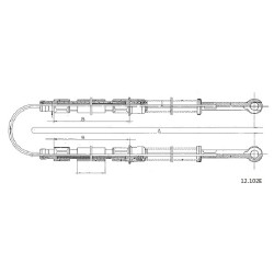 Cable de freins Cabor 12.102E