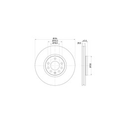 Lot de 2 Disque (x1) TEXTAR 92118803