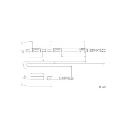 Cable de freins Cabor 17.1425