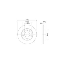 Lot de 2 Disque (x1) TEXTAR 92106203