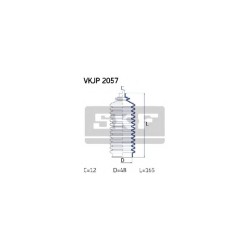 Kit soufflet direct. SKF VKJP2057