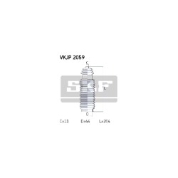 Kit soufflet direct. SKF VKJP2059