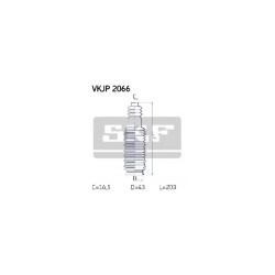 Kit soufflet direct. SKF VKJP2066