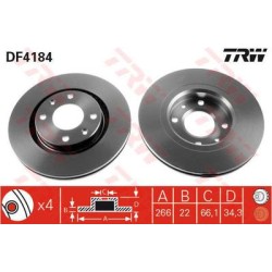 Jeu Disques TRW DF4184