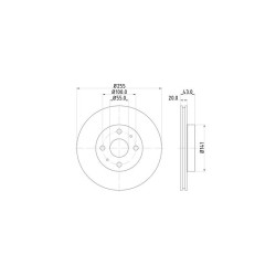 Lot de 2 Disque (x1) TEXTAR 92115603