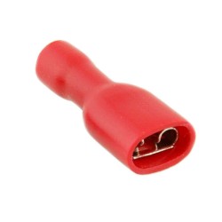 BLISTER 6 CLIPS ISOLES RENF. ROUGES D6.4X0.8