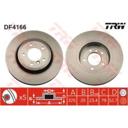 Jeu Disques TRW DF4166