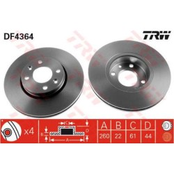 Jeu Disques TRW DF4364