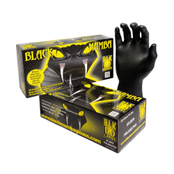 GANTS NITRILE NOIR BLACKMAMBA XXL