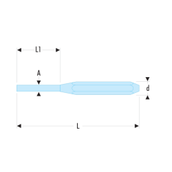 Chasse goupille monobloc 9,9 x 150mm Facom