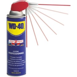 Dégrippant multifonctions avec tête 2 jets - aérosol 500ml WD40