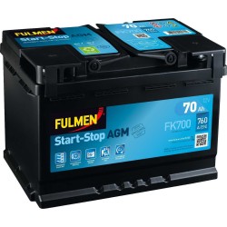 BATTERIE FULMEN START STOP AGM FK700 12V 70AH 760A