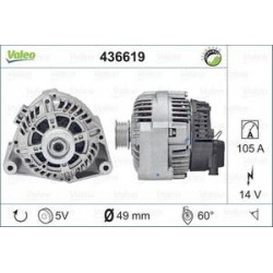 Alternateur Valeo 436619