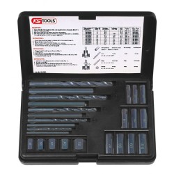 COFFRET D'EXTRACTEURS POUR VIS ET ÉCROUS, 25 PIÈCES ks tools