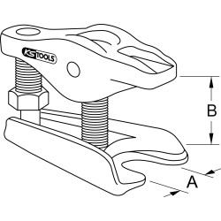 ARRACHE-ROTULE UNIVERSEL 3,5 T, 18-22X50 MM ks tools