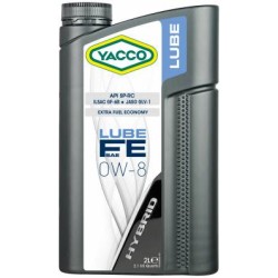 HUILE Yacco Lube 100% synthèse - LUBE FE 0W8 2L