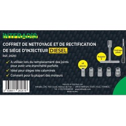 Coffret de nettoyage et de rectification de siège d'injecteur diesel