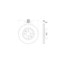 Lot de 2 Disque (x1) TEXTAR 92078703