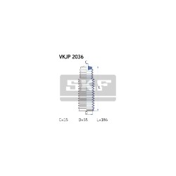 Kit soufflet direct. SKF VKJP2036