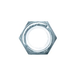 ÉCROU HEXAGONAL AUTO-FREINÉ À BAGUE NYLON