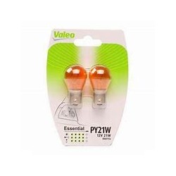 BLISTER AMPOULES X2 PY21W 12V VALEO