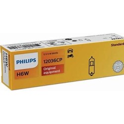 AMPOULES H6W 12V PHILIPS VENDU A L'UNITE