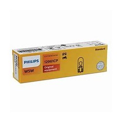 BOITE 10 AMPOULES W5W 12V PHILIPS