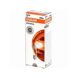 BOITE 10 AMPOULES NAVETTES 3W 12V SV7-9 OSRAM